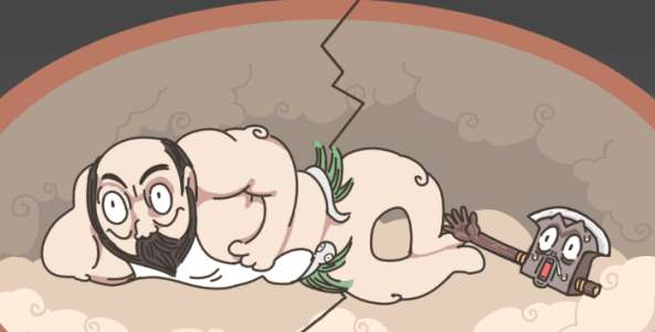 步步扎心第二关盘古开天怎么通关