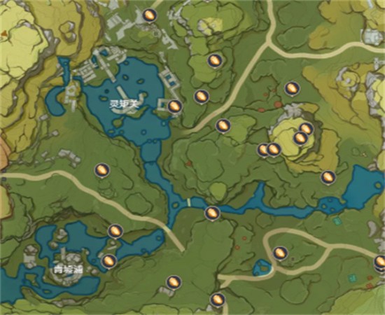 原神石珀采集地点在什么地方-石珀位置分布图介绍