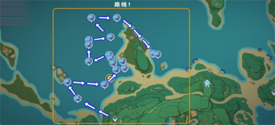 原神稻妻海灵芝采集点在什么地方-海灵芝采集路线图详情介绍