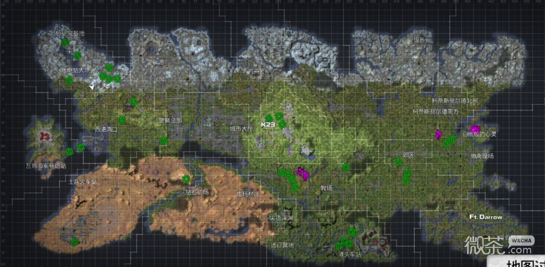 《我的水世界求生》各地图收集攻略
