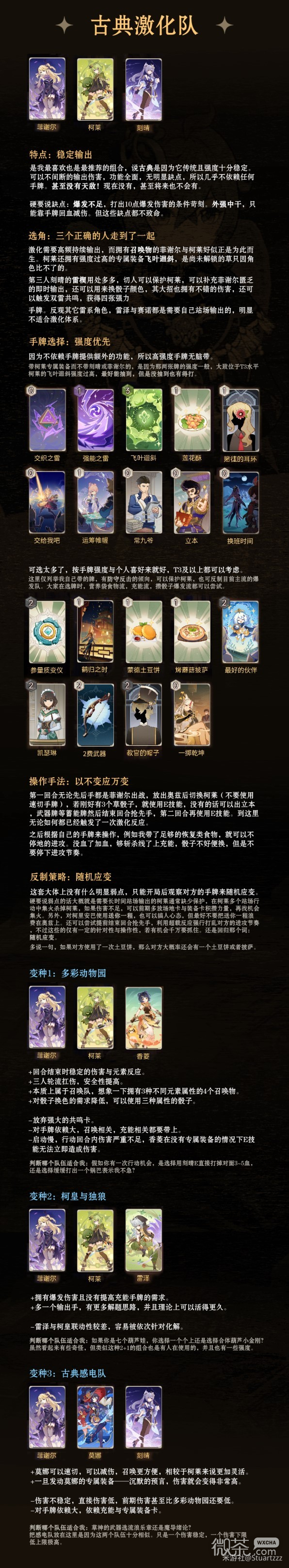 《原神》七圣召唤古典激化队阵容一览