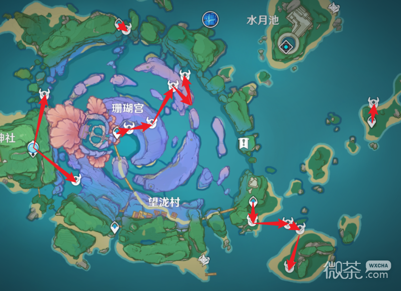 《原神》冬极白星突破材料采集路线指南