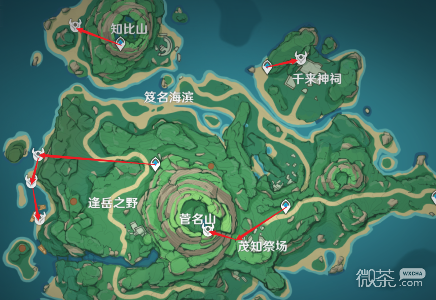 《原神》冬极白星突破材料采集路线指南