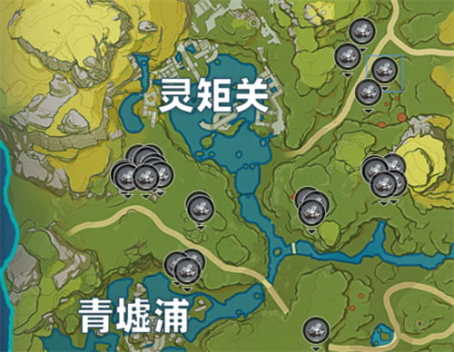原神白铁矿在哪里最多原神白铁矿分布图一览图片2