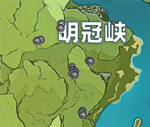 原神白铁矿在哪里最多原神白铁矿分布图一览图片4