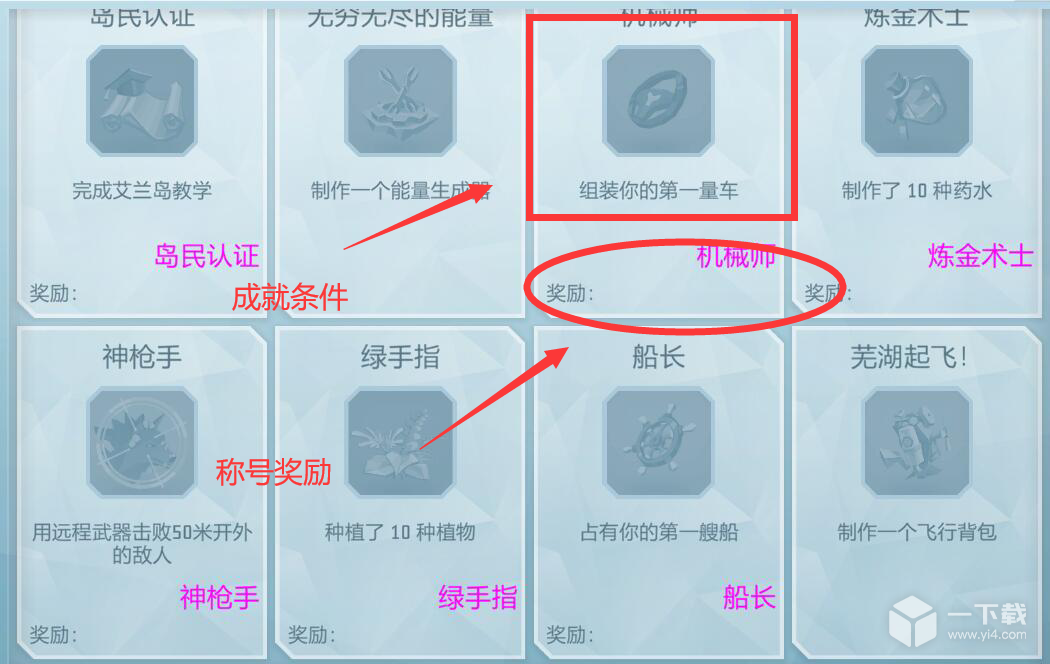 《艾兰岛》成就系统介绍