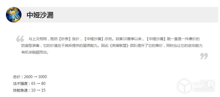 《英雄联盟》12.17版本金身削弱了什么