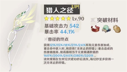 原神提纳里专武值得抽吗 猎人之径有必要吗