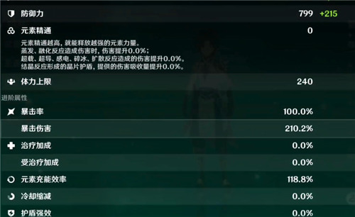 原神暴击率100%必定暴击吗 会每一次都是暴击伤害吗