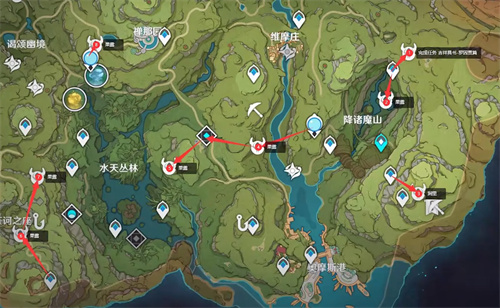 原神须弥草石柱机关位置一览 石锁机关秘话攻略