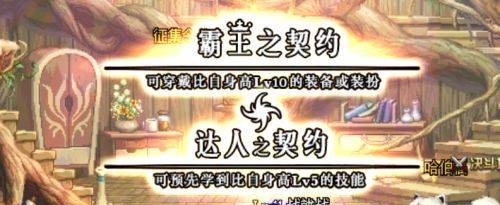 dnf达人契约有什么用