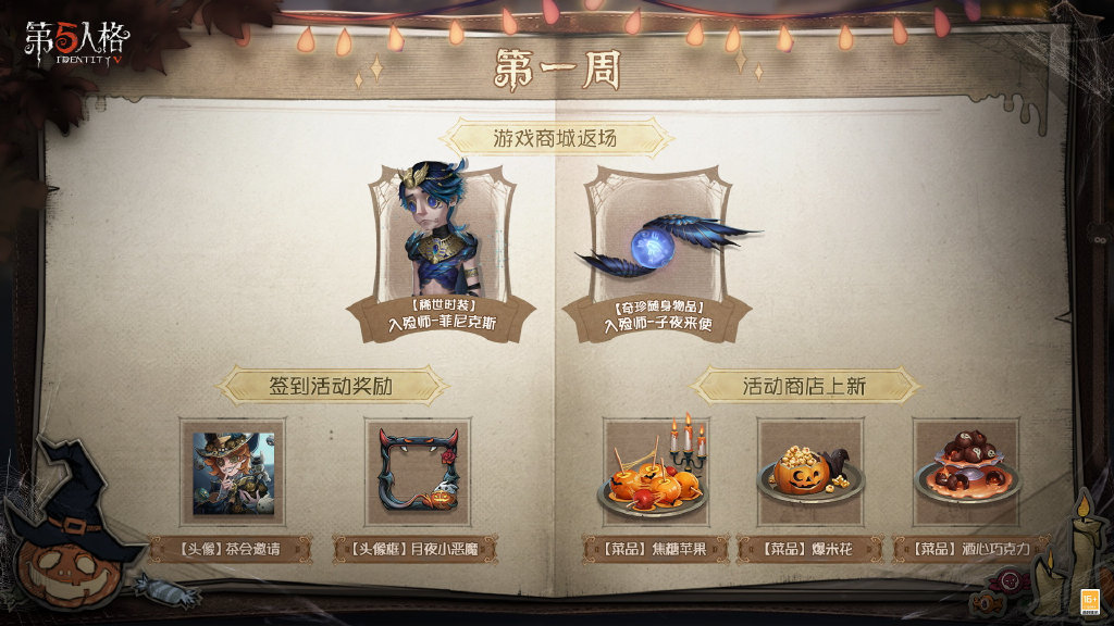 第五人格2022万圣节返场皮肤一览