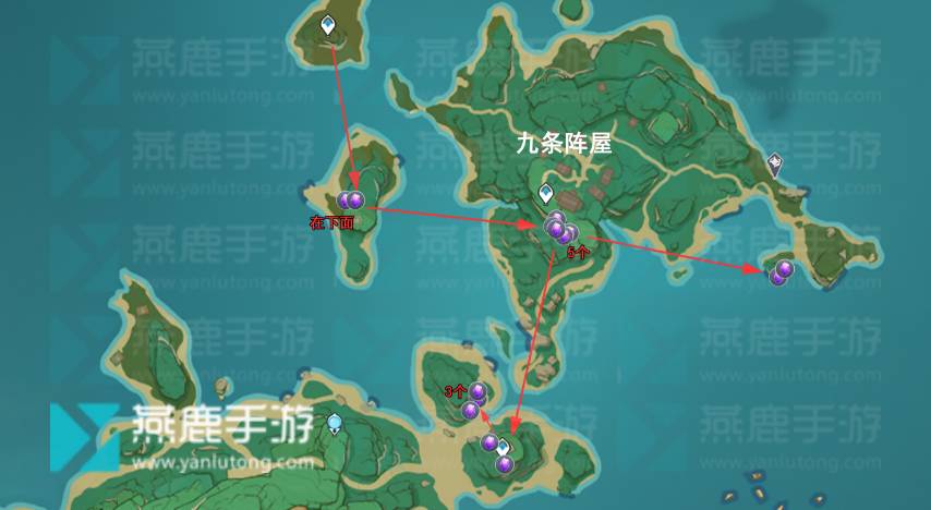 原神紫晶块位置 原神紫晶块采集路线图一览