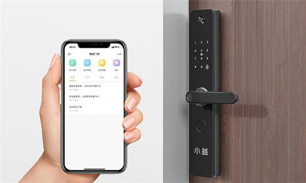 小益智能门锁C6曝光！官方：一握即开，门外状况随时看