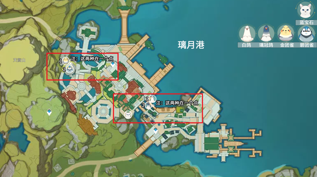 《原神》四方八方之网捕获动物地点推荐