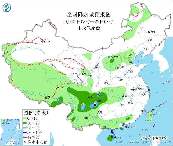 西南地区多降水天气 冷空气将影响我国北方地区