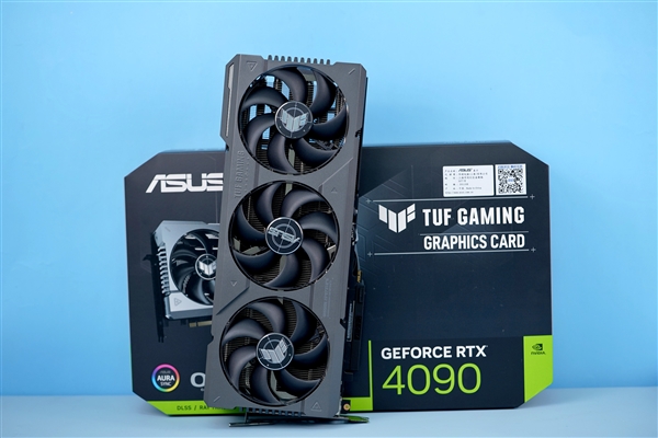 浓浓军事风！华硕TUF Gaming GeForce RTX 4090显卡图赏
