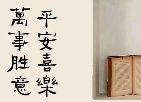 平安喜乐繁体字