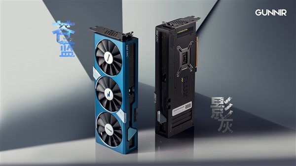 罕见的蓝黑双煞！蓝戟Intel Arc A770显卡精美图赏