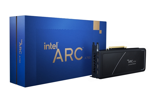 Intel Arc A770/A750官方图赏：金闪闪的中国独享设计