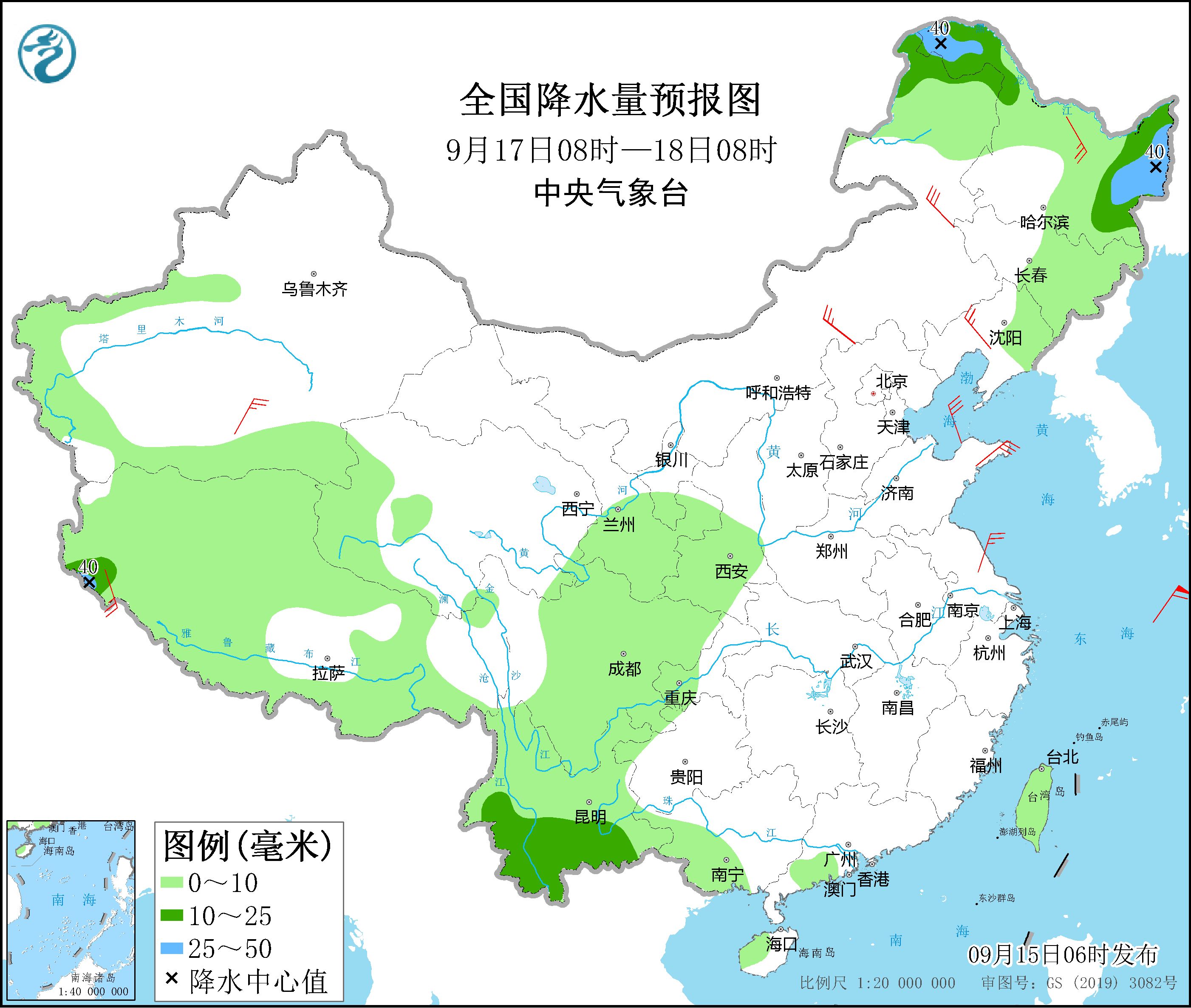 台风梅花将继续向北偏西方向移动 江苏等地将有强降雨