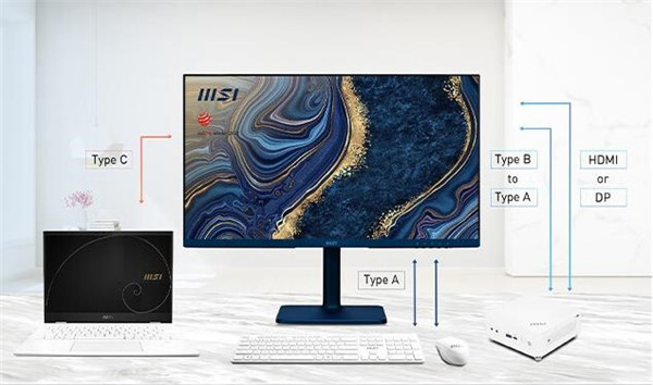 微星MD272QP显示器曝光！官方：性价比高的商用显示屏