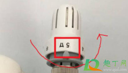 暖气温控阀开关从0到5图解