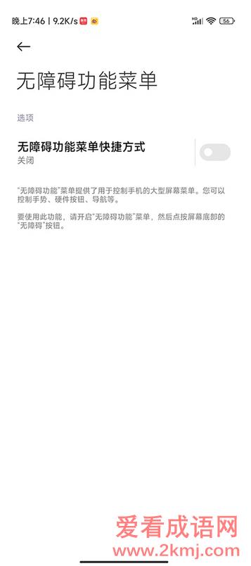 MIUI13怎样开启无障碍功能菜单-开启无障碍功能菜单教程一览